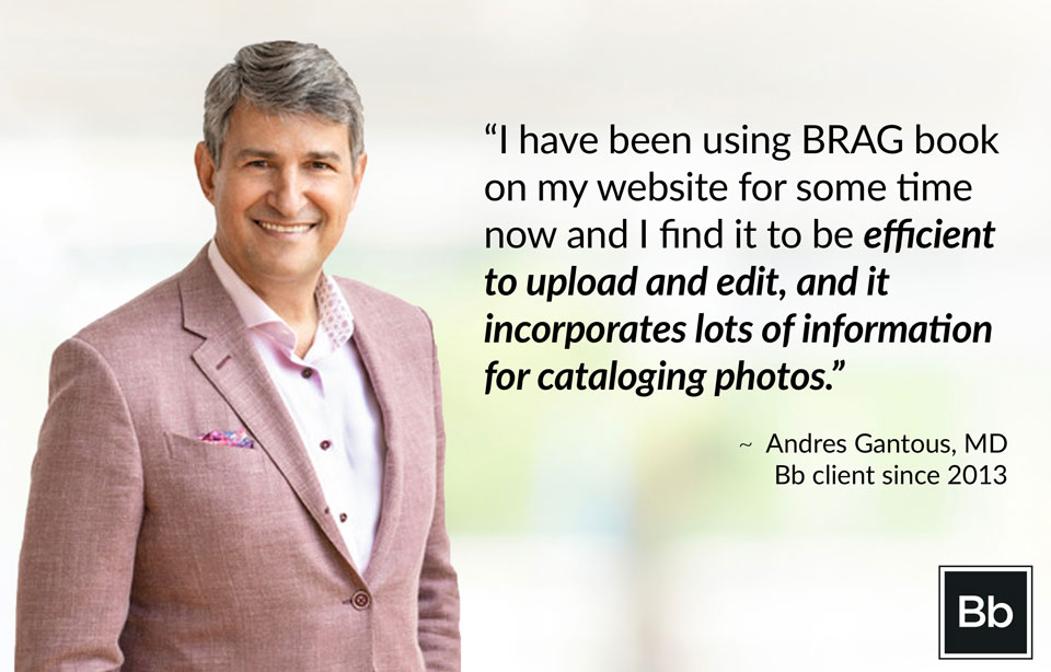 I have been using BRAG book on my website for some time now and I find it to be user-friendly, efficient to upload and edit, and it incorporates lots of information for cataloging photos.